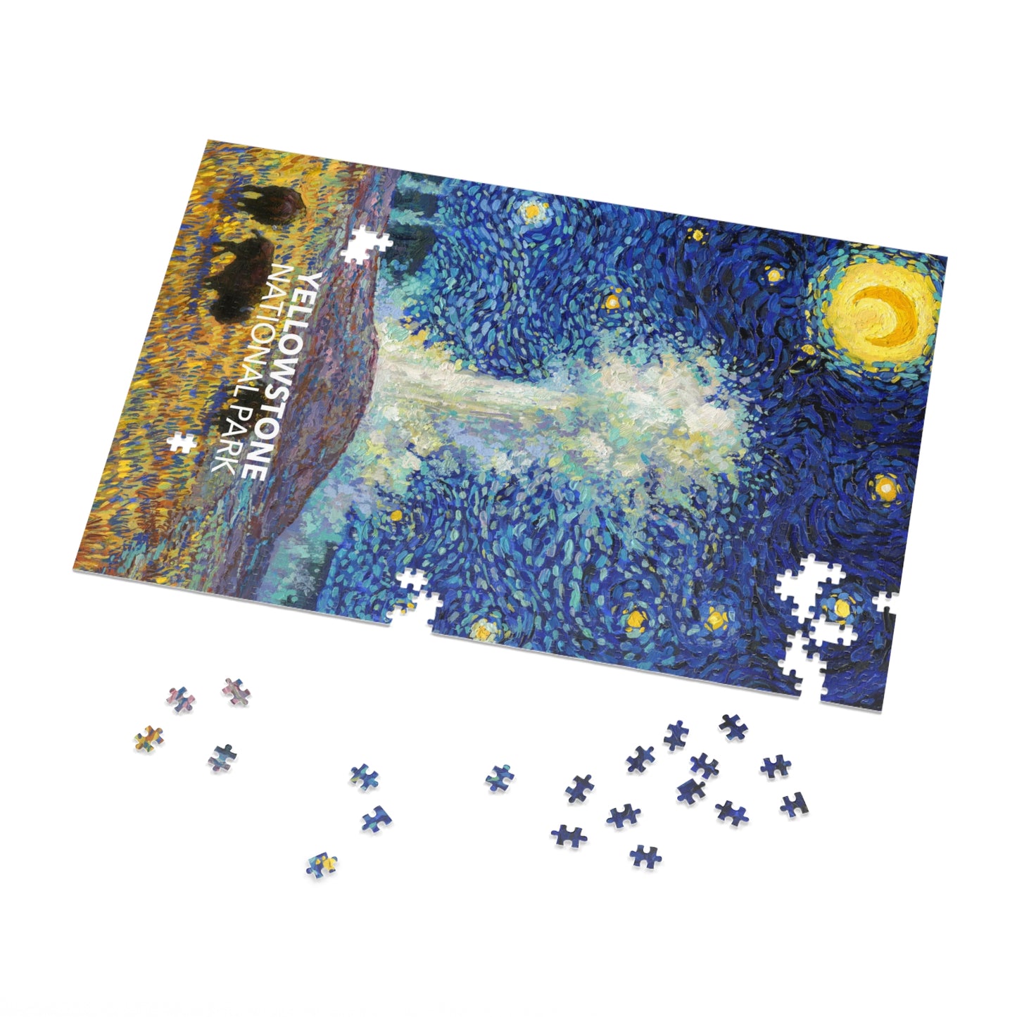 Yellowstone National Park Jigsaw Puzzle - The Starry Night