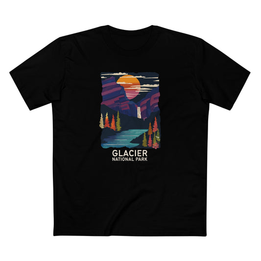 Glacier National Park T-Shirt - Waterfalls