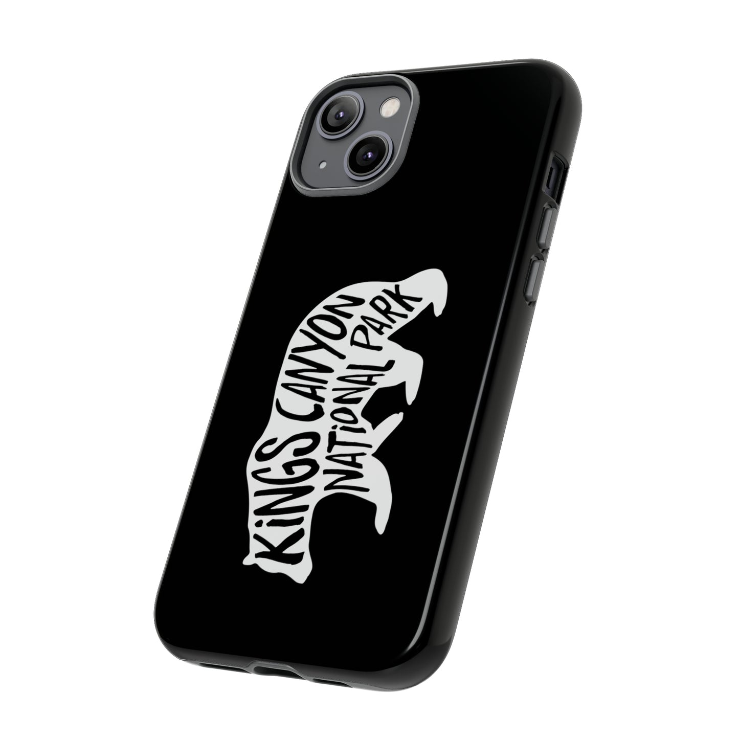 Kings Canyon National Park Phone Case - Black Bear Design