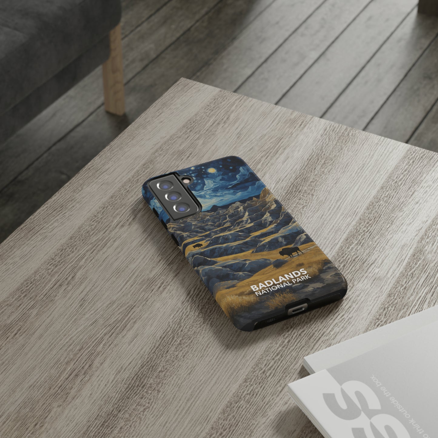 Badlands National Park Phone Case - Starry Night