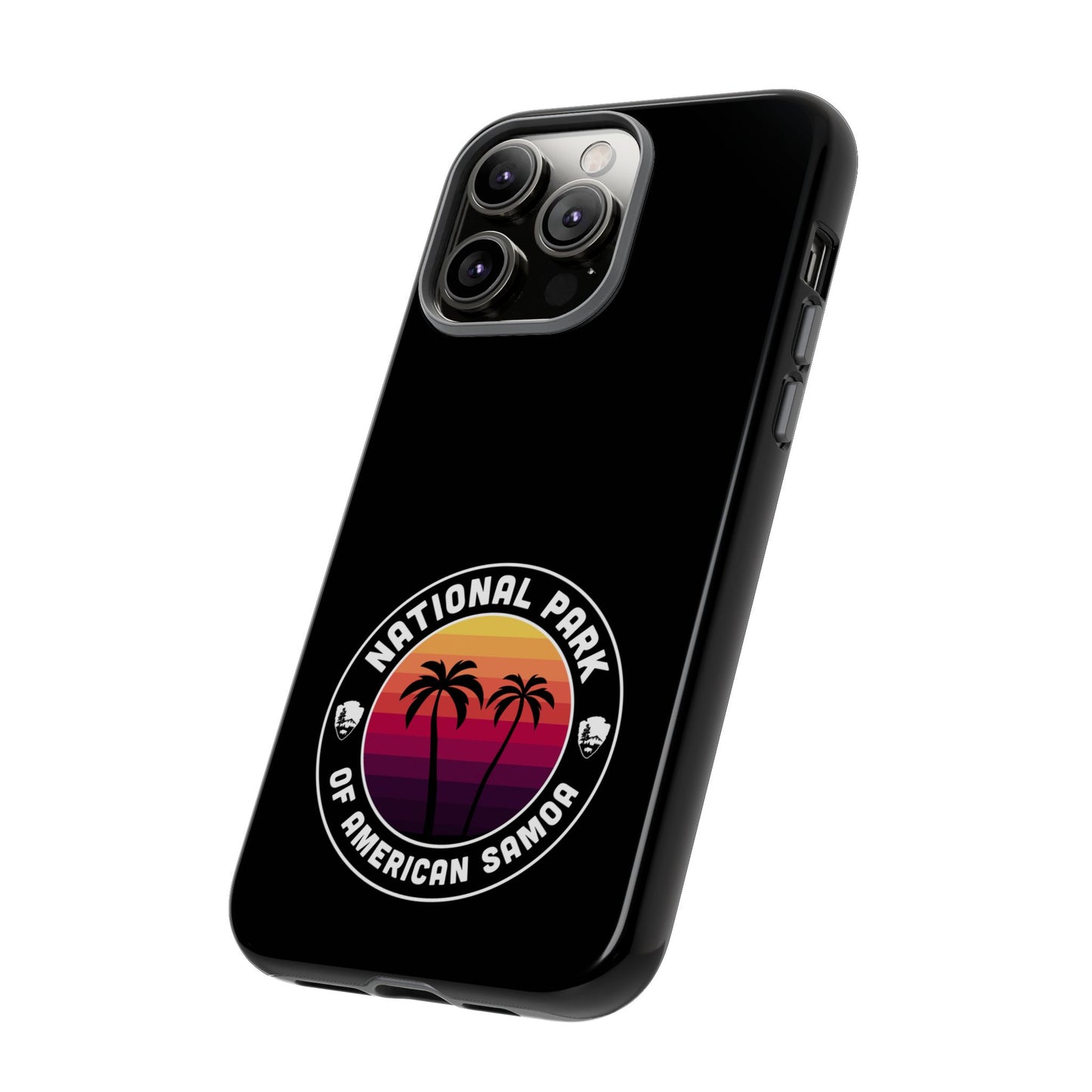 National Park of American Samoa Phone Case - Round Emblem Design