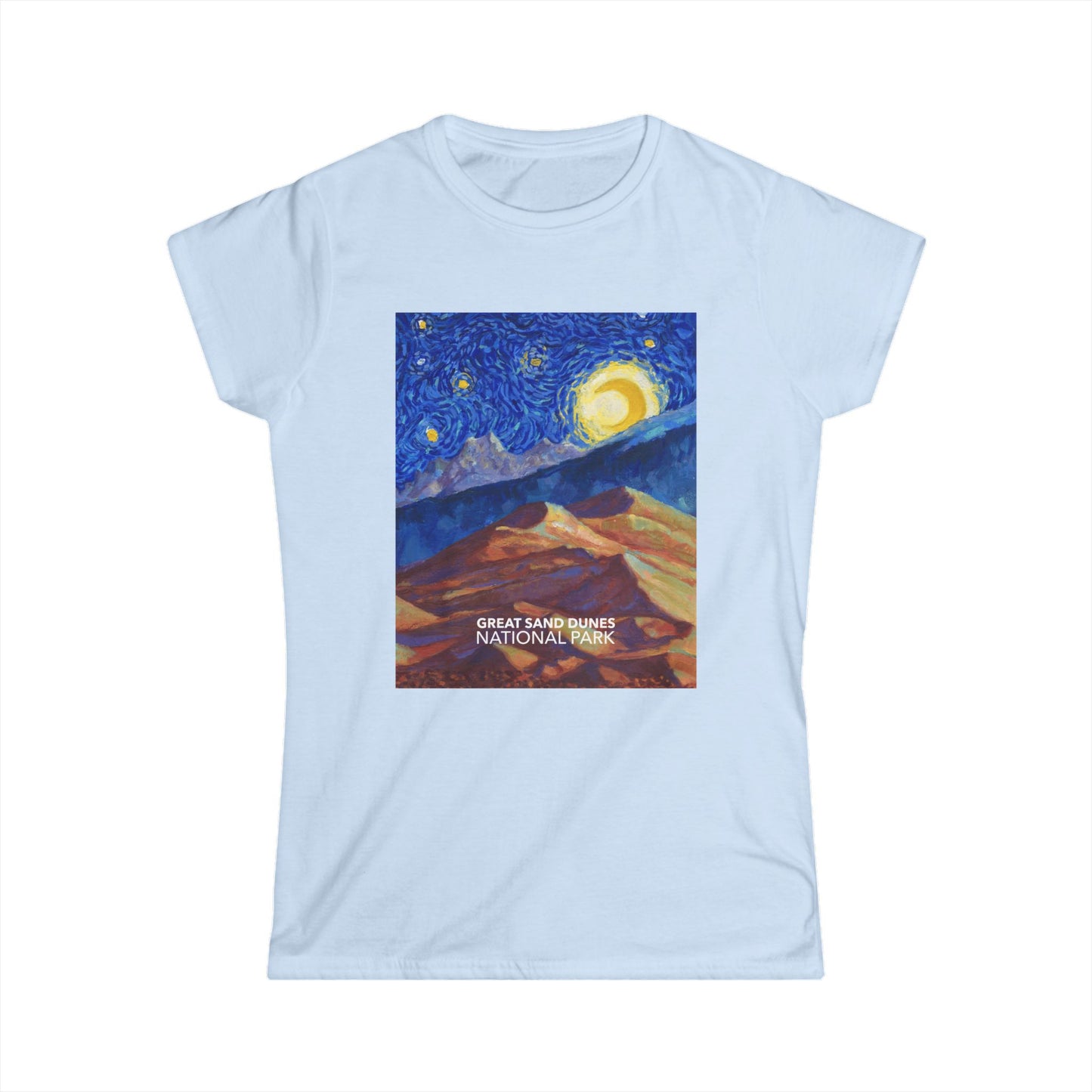 Great sand Dunes National Park T-Shirt - Women's Starry Night