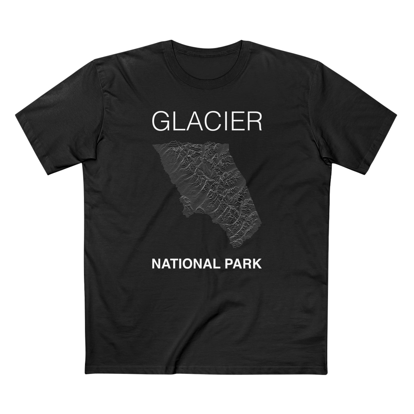 Glacier National Park T-Shirt Lines