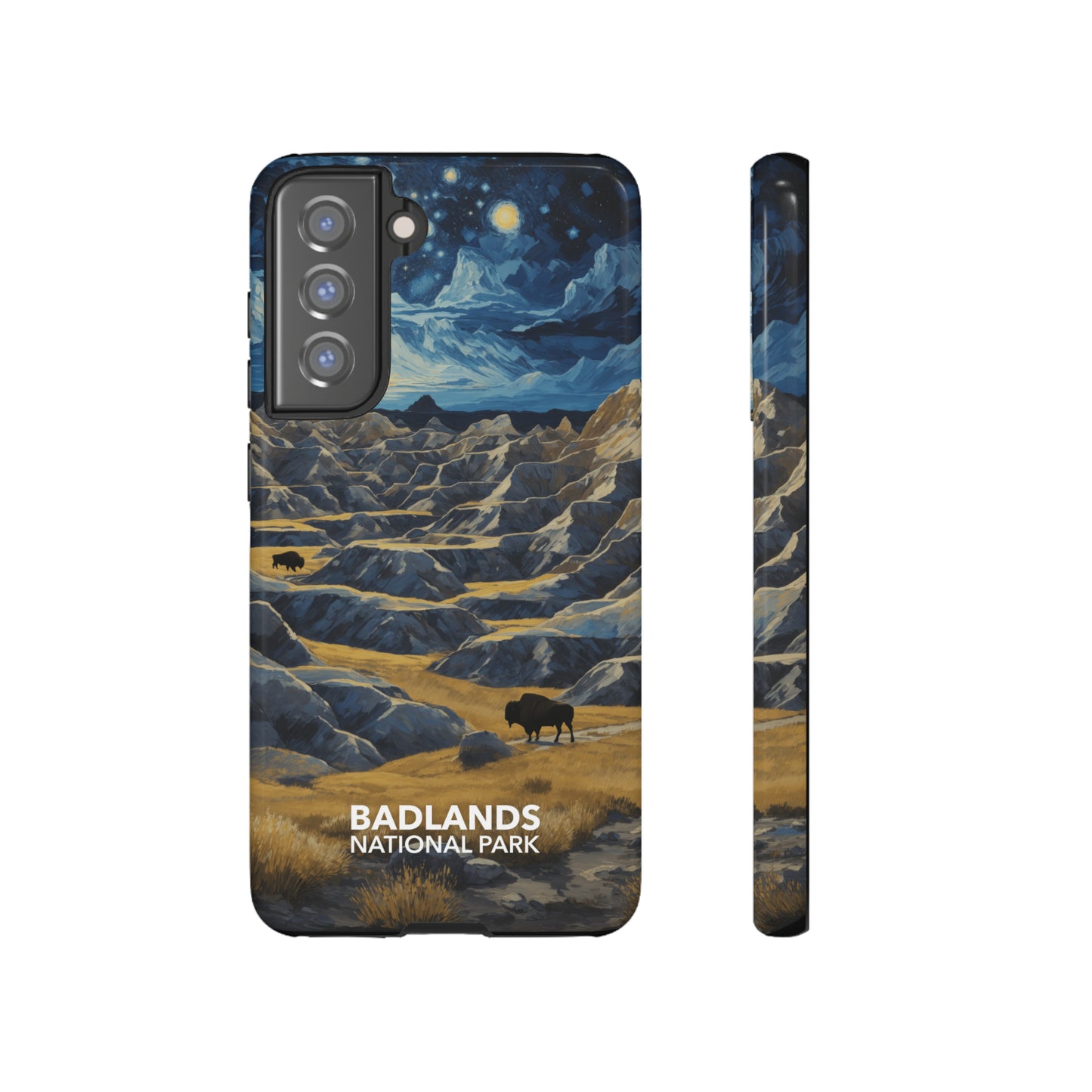 Badlands National Park Phone Case - Starry Night