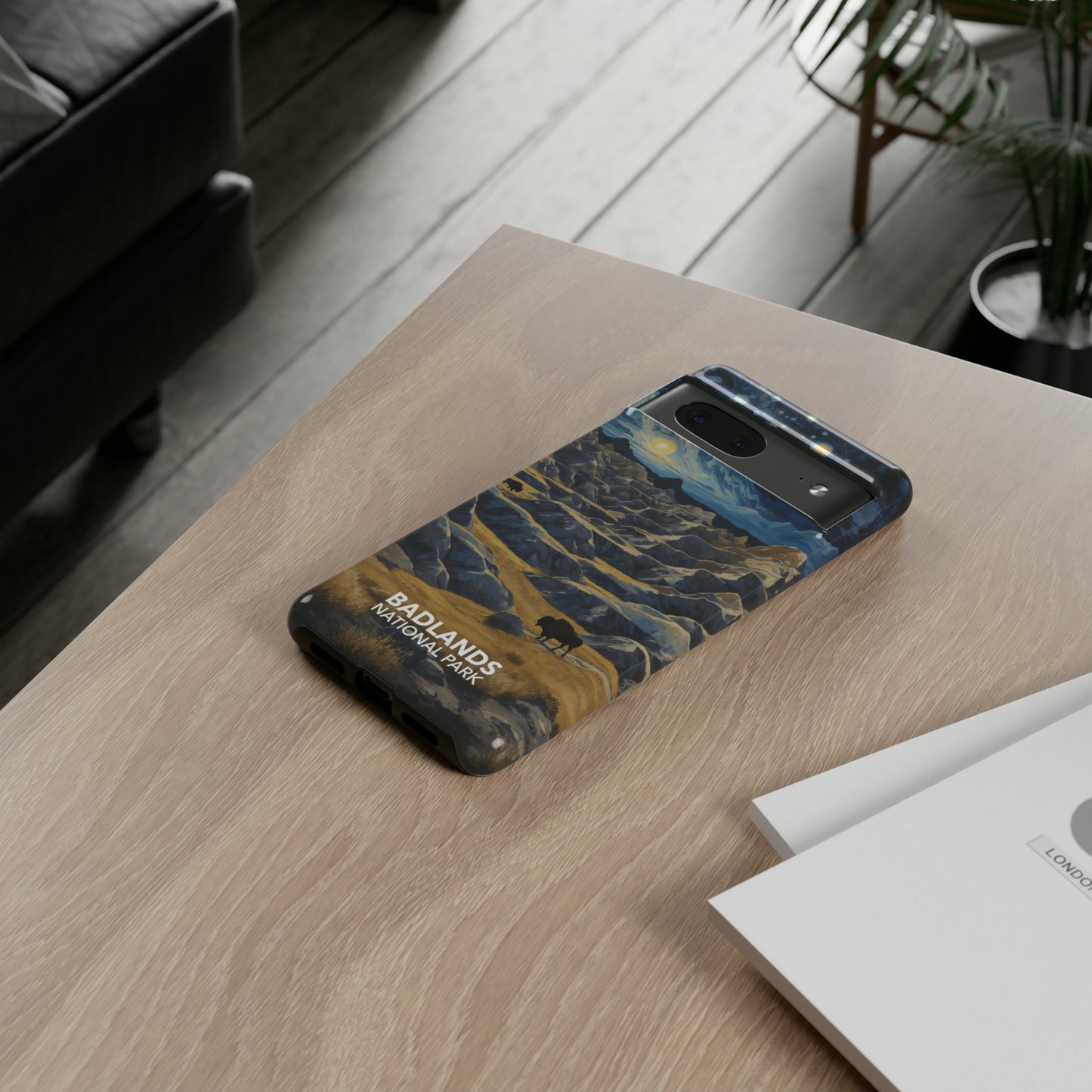 Badlands National Park Phone Case - Starry Night