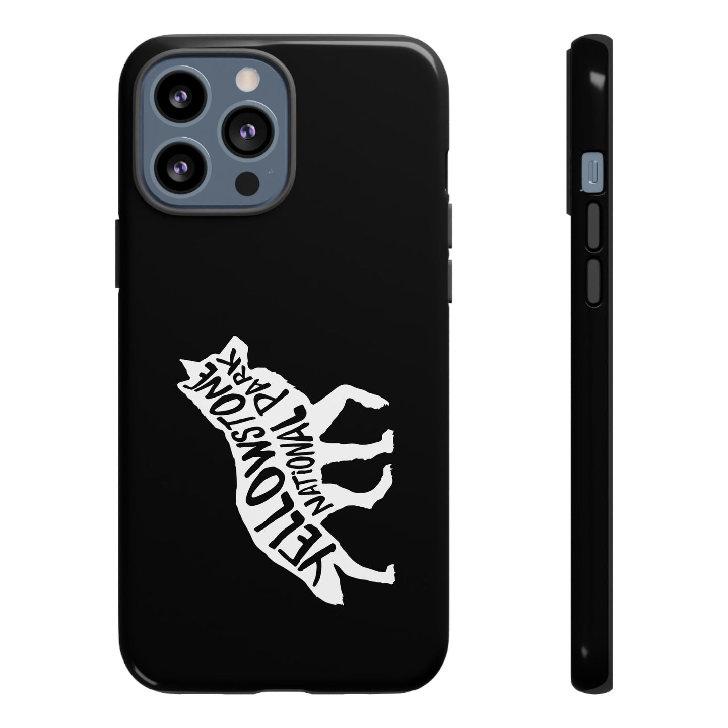 Yellowstone National Park Phone Case - Wolf Design