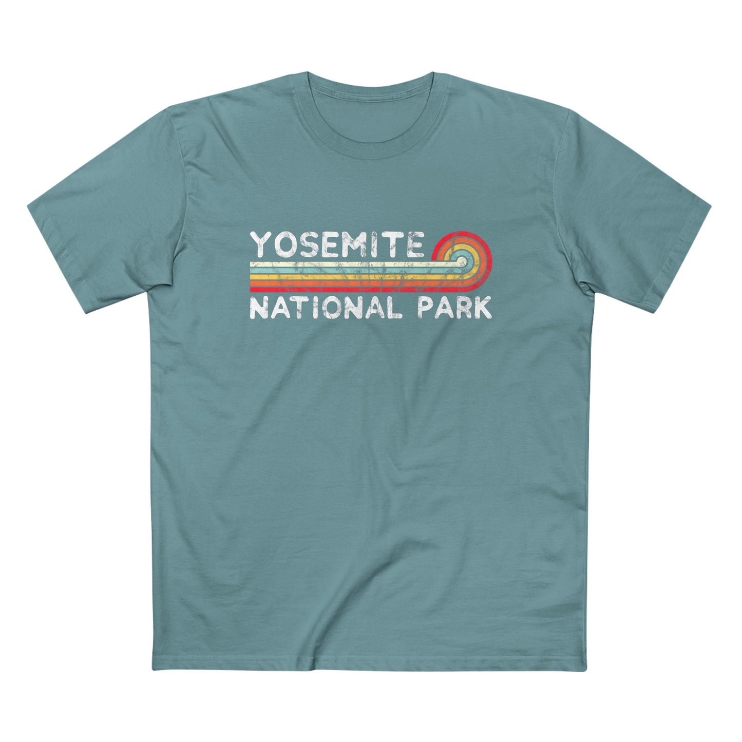 Yosemite National Park T-Shirt - Vintage Stretched Sunrise