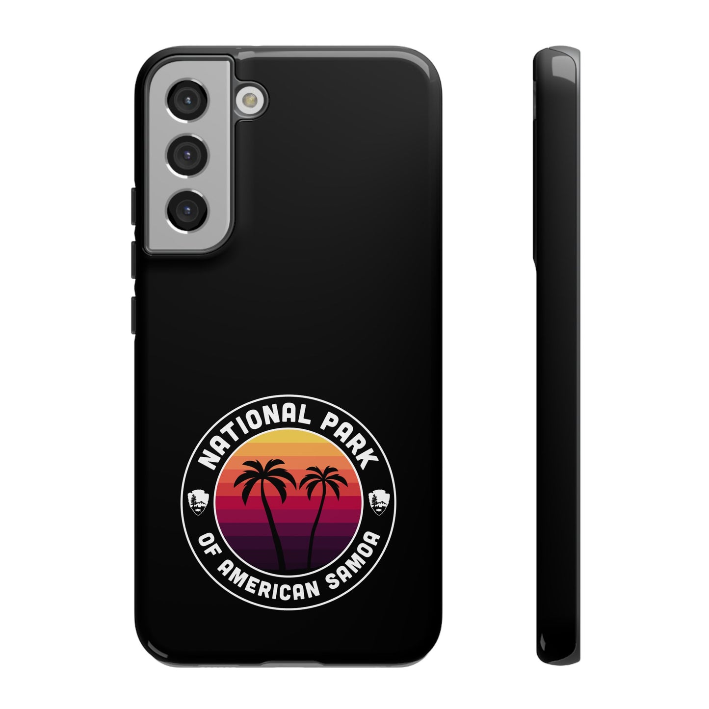 National Park of American Samoa Phone Case - Round Emblem Design