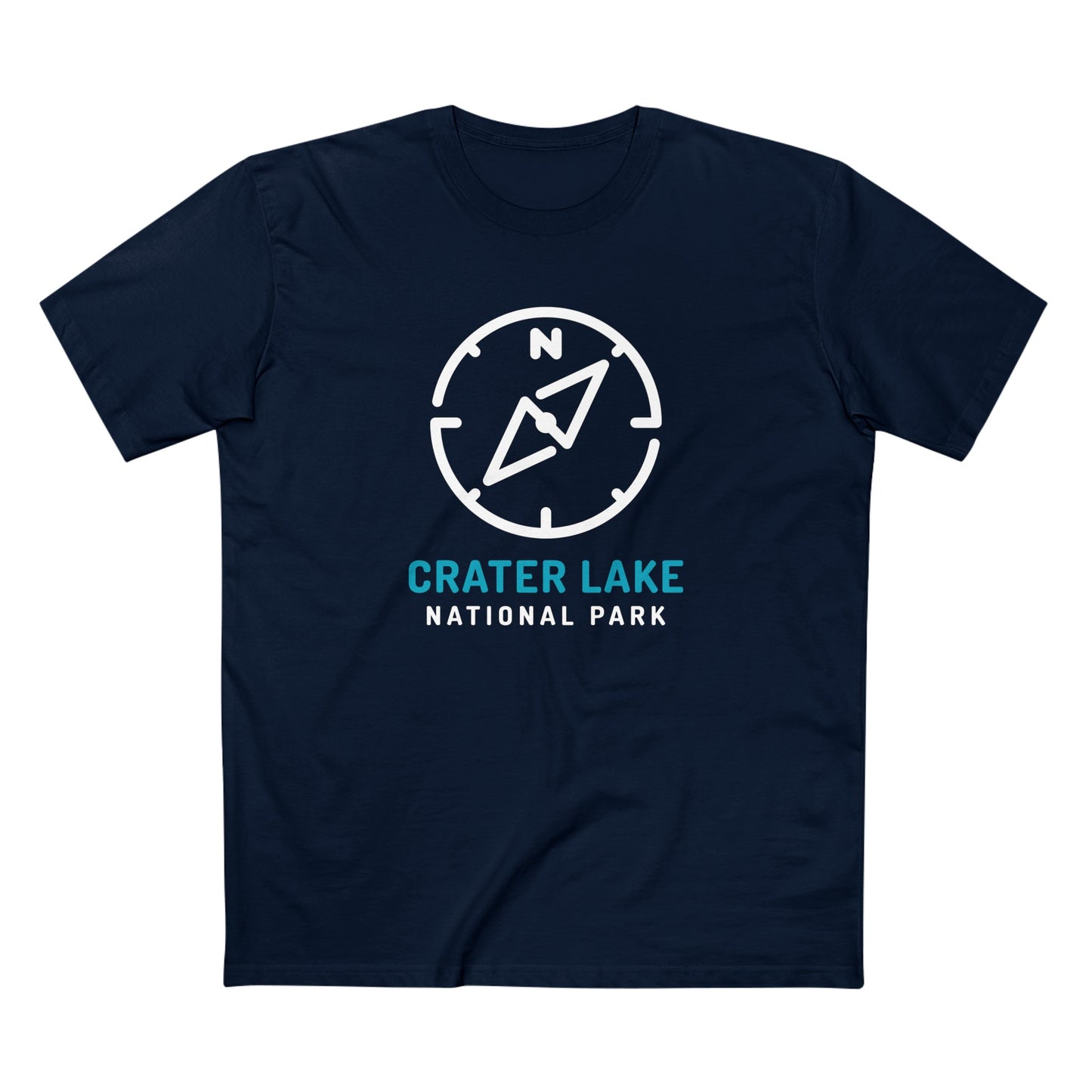 Crater Lake National Park T-Shirt Compass Design