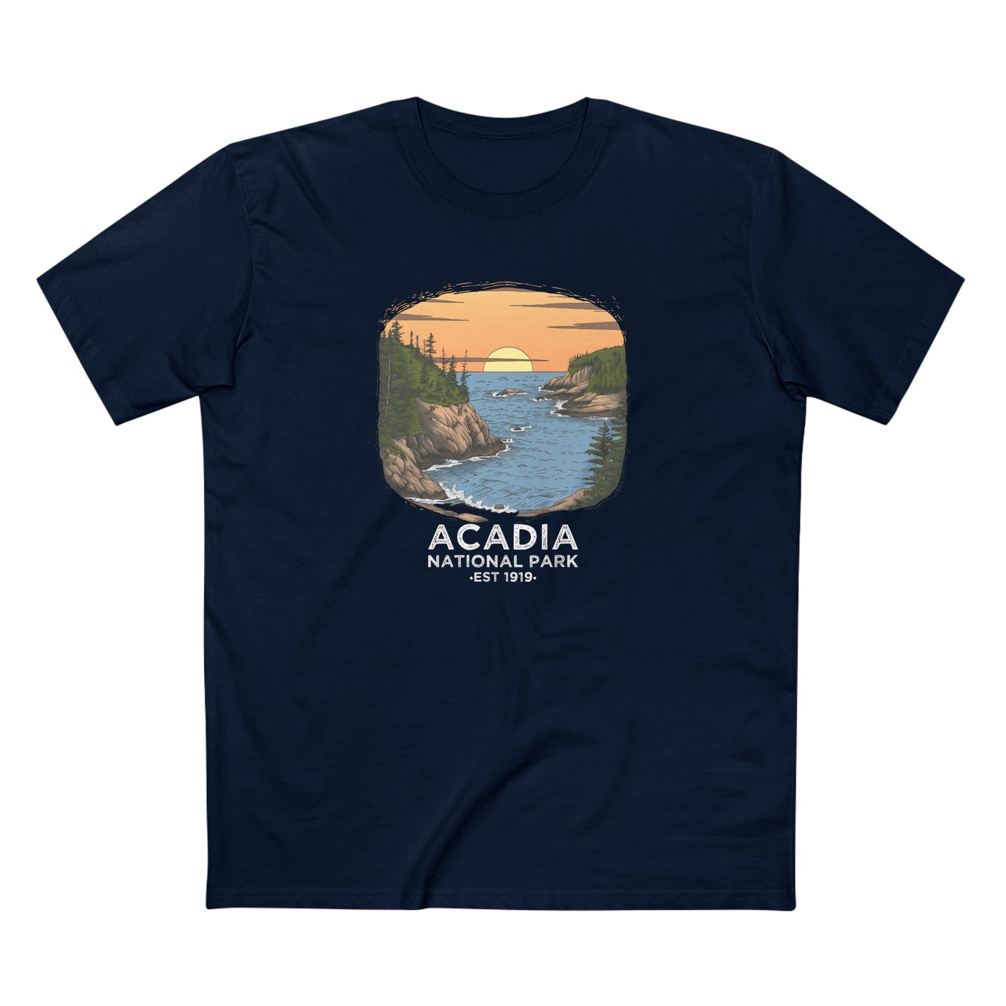 Acadia National Park T-Shirt - Vintage Design