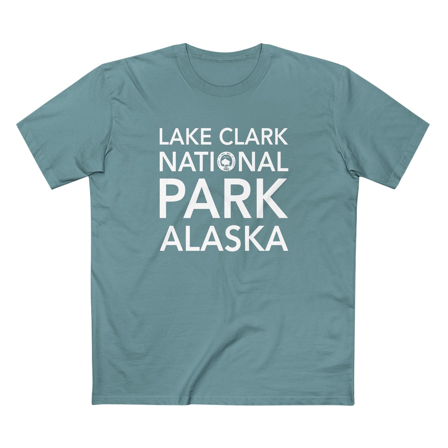 Lake Clark National Park T-Shirt Block Text