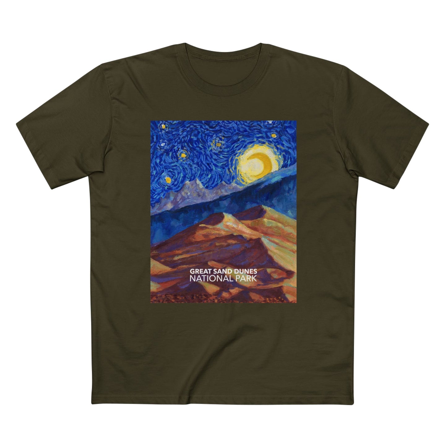 Great Sand Dunes National Park T-Shirt - The Starry Night