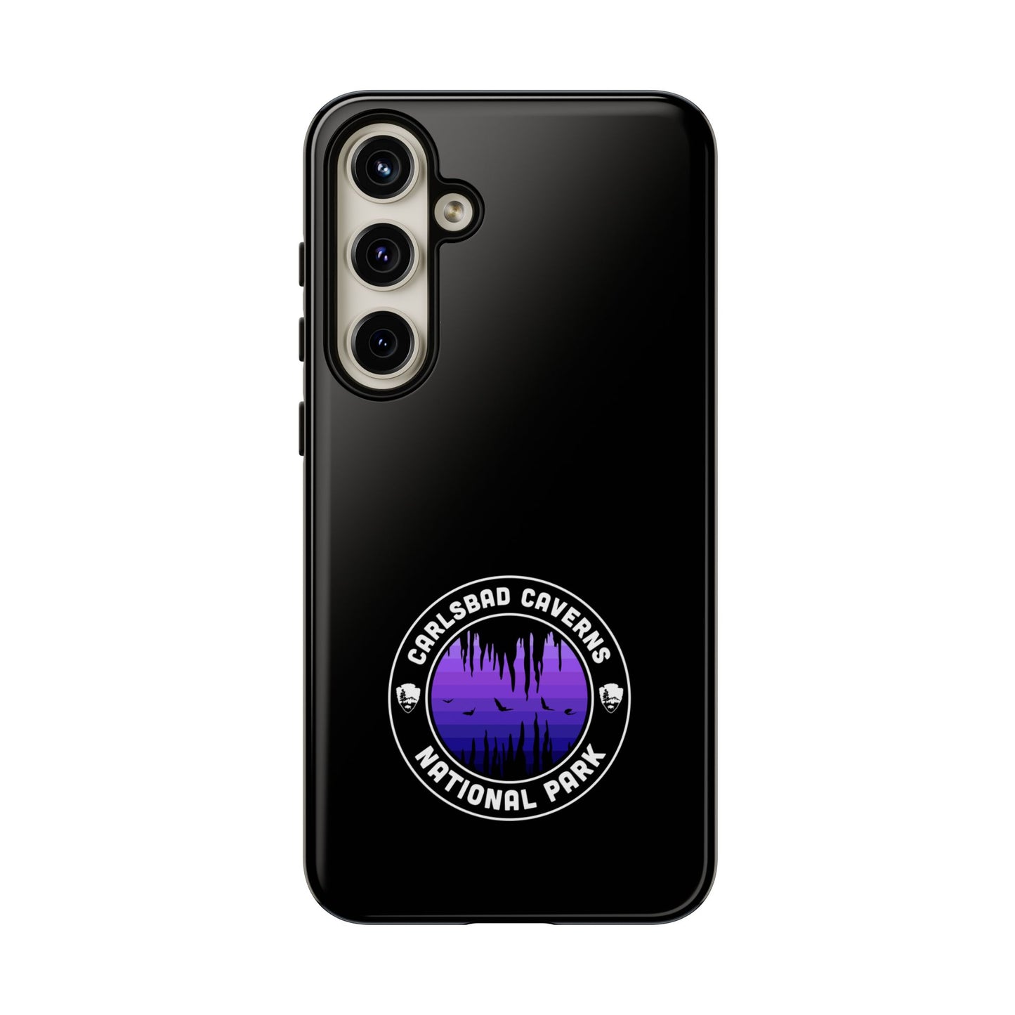 Carlsbad Caverns National Park Phone Case - Round Emblem Design