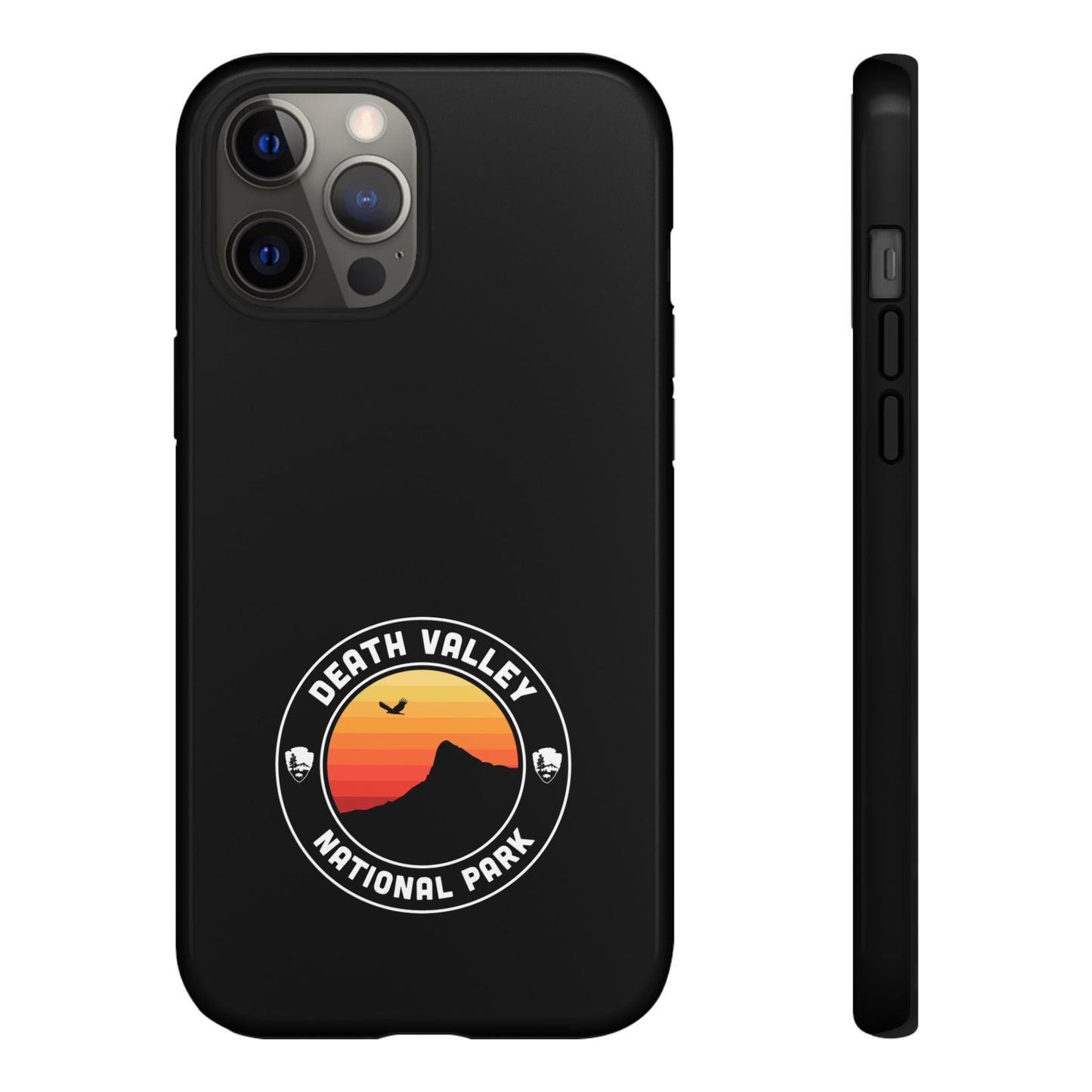 Death Valley National Park Phone Case - Round Emblem Design