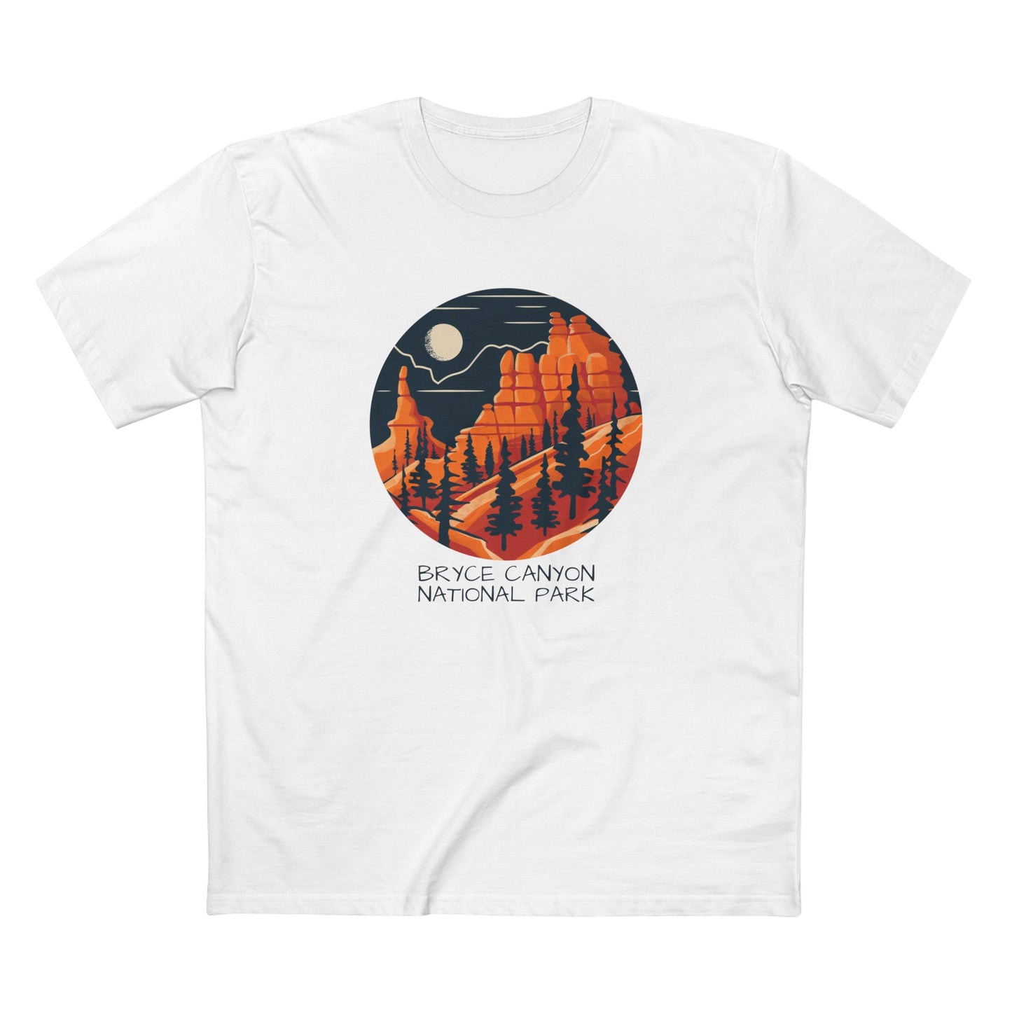 Bryce Canyon National Park T-Shirt - Round Stylized Design