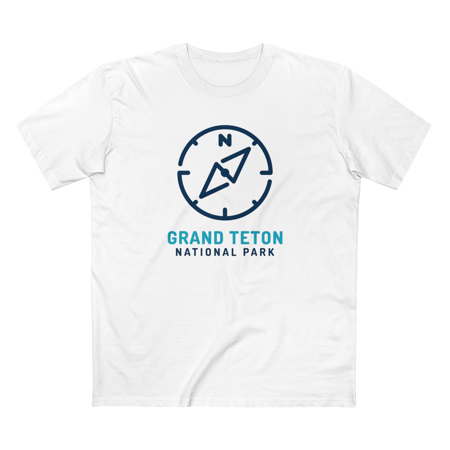 Grand Teton National Park T-Shirt Compass Design