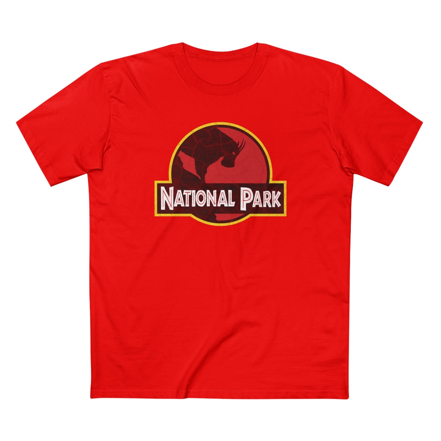 Mountain Goat National Park T-Shirt - Parody Logo