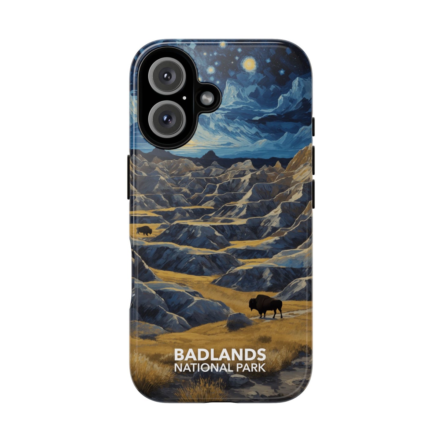 Badlands National Park Phone Case - Starry Night