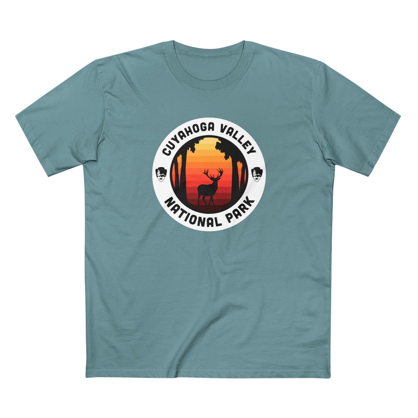Cuyahoga Valley National Park T-Shirt - Round Badge Design