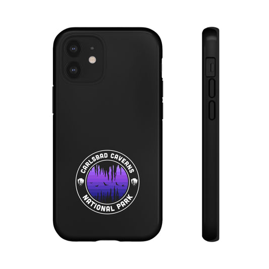 Carlsbad Caverns National Park Phone Case - Round Emblem Design