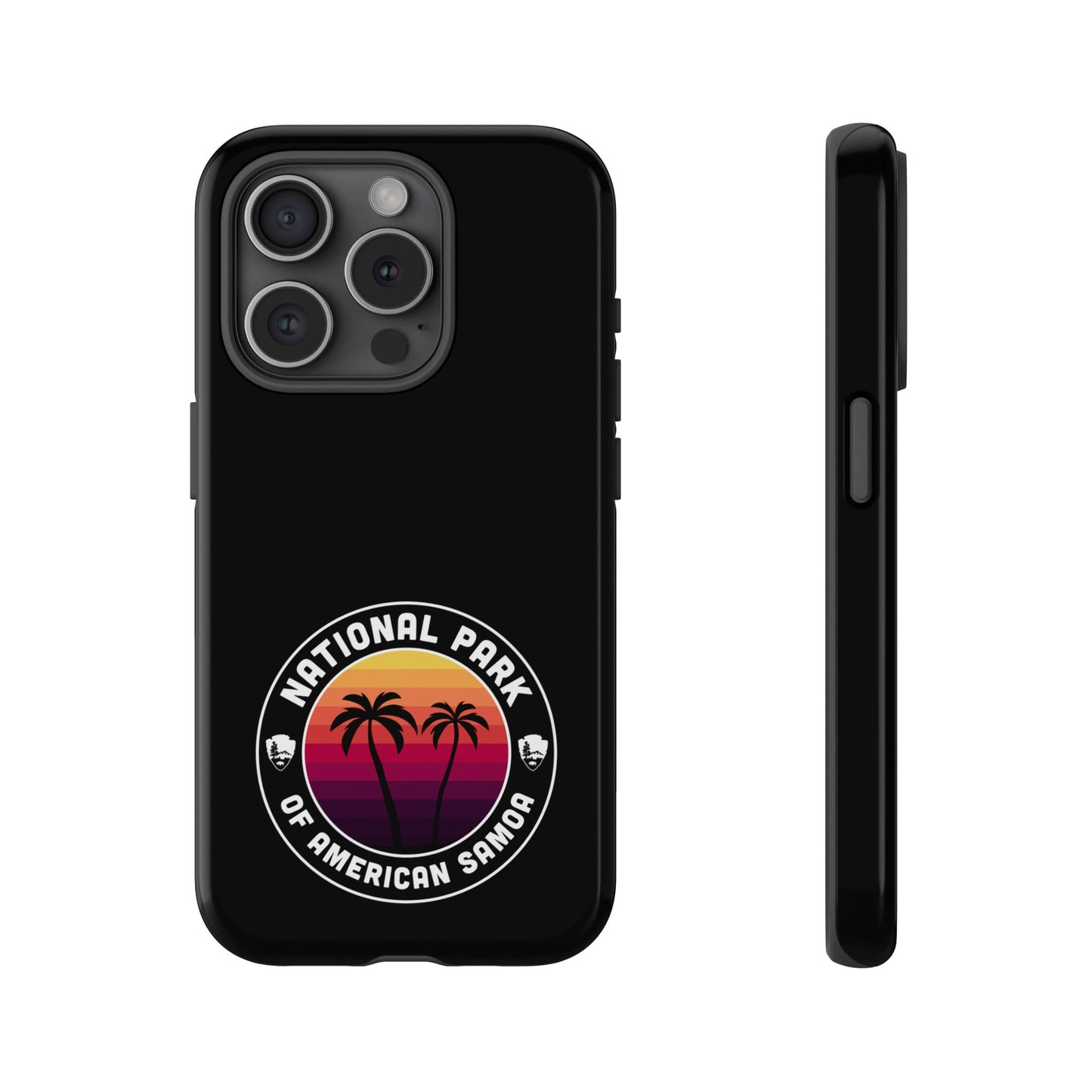 National Park of American Samoa Phone Case - Round Emblem Design