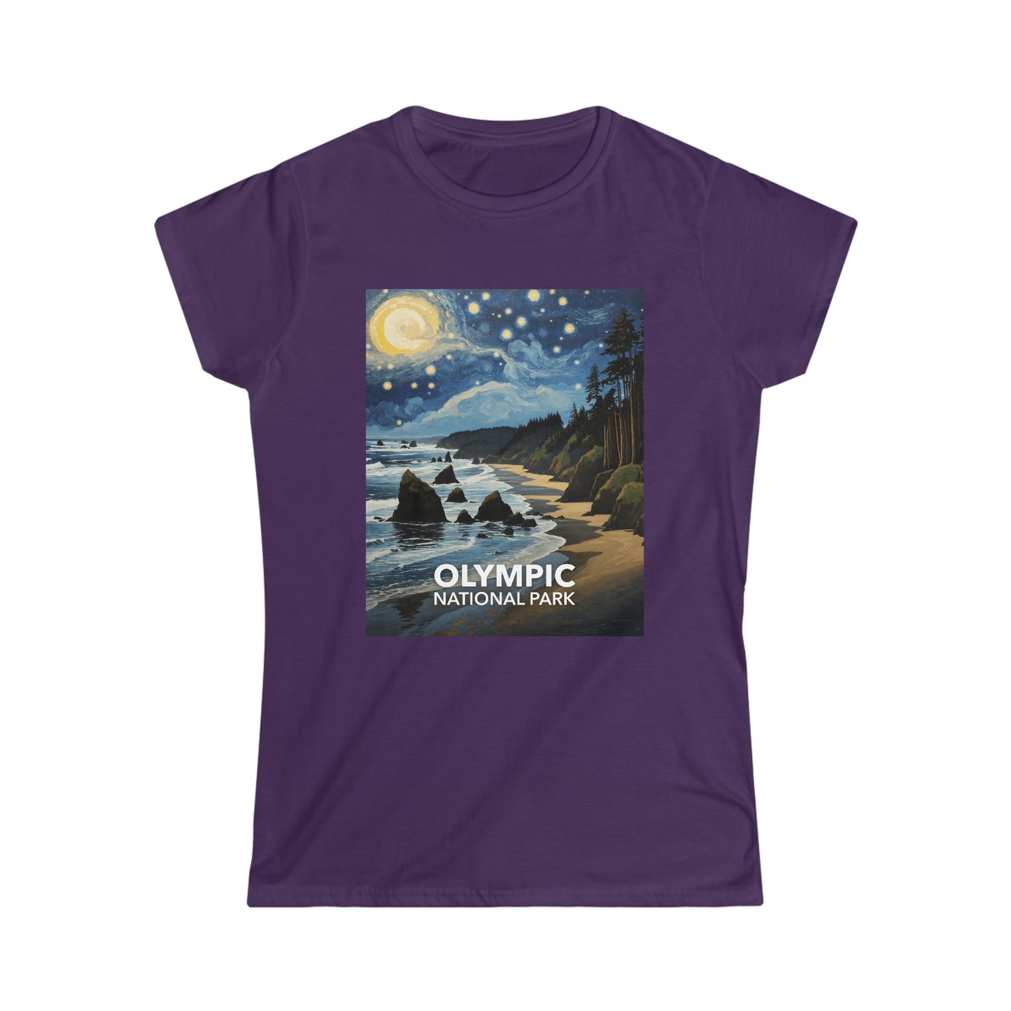 Olympic National Park T-Shirt - Women's Starry Night