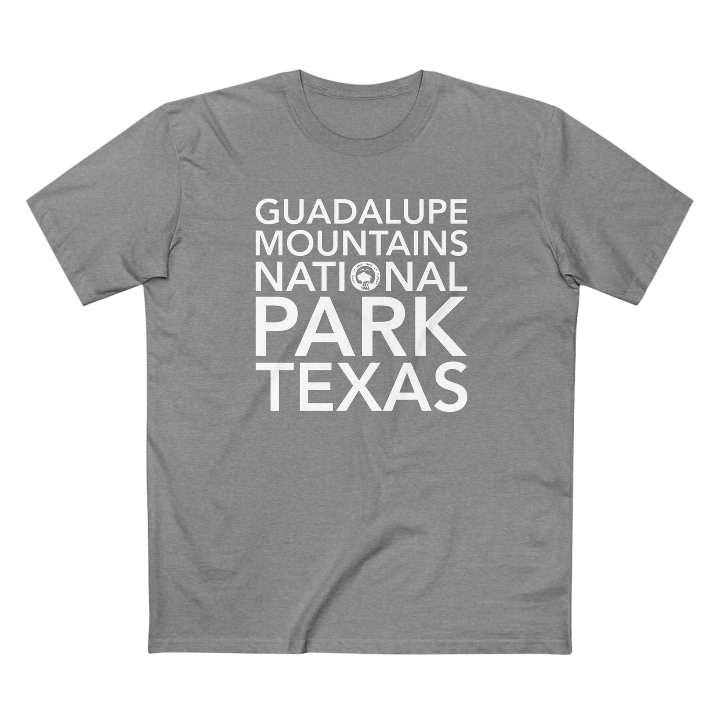 Guadalupe Mountains National Park T-Shirt Block Text