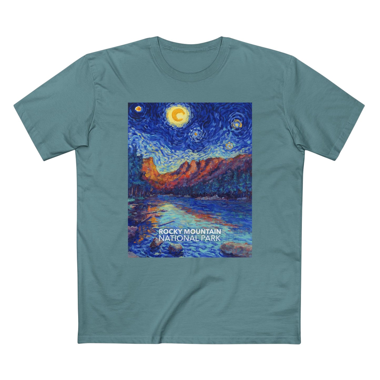 Rocky Mountain National Park T-Shirt - The Starry Night