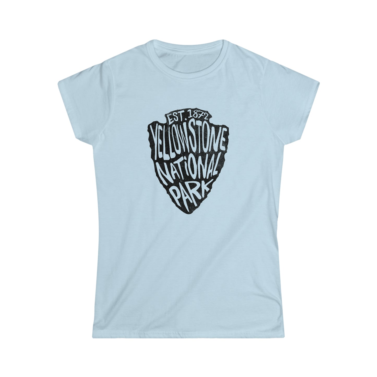 Yellowstone National Park Women's T-Shirt - Arrowhead Design