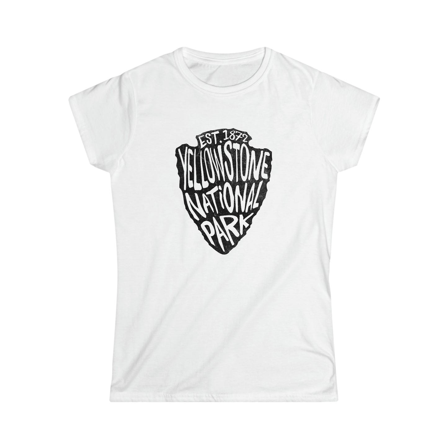 Yellowstone National Park Women's T-Shirt - Arrowhead Design