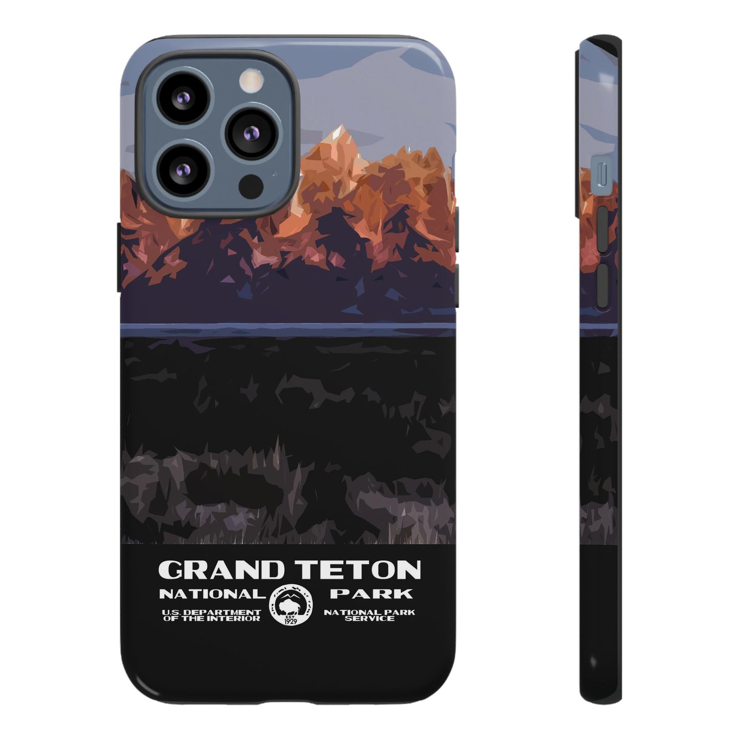 Grand Teton National Park Phone Case - WPA Style