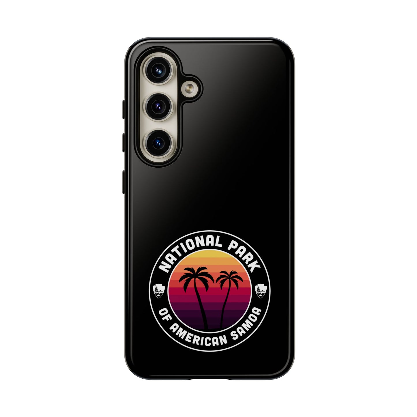 National Park of American Samoa Phone Case - Round Emblem Design