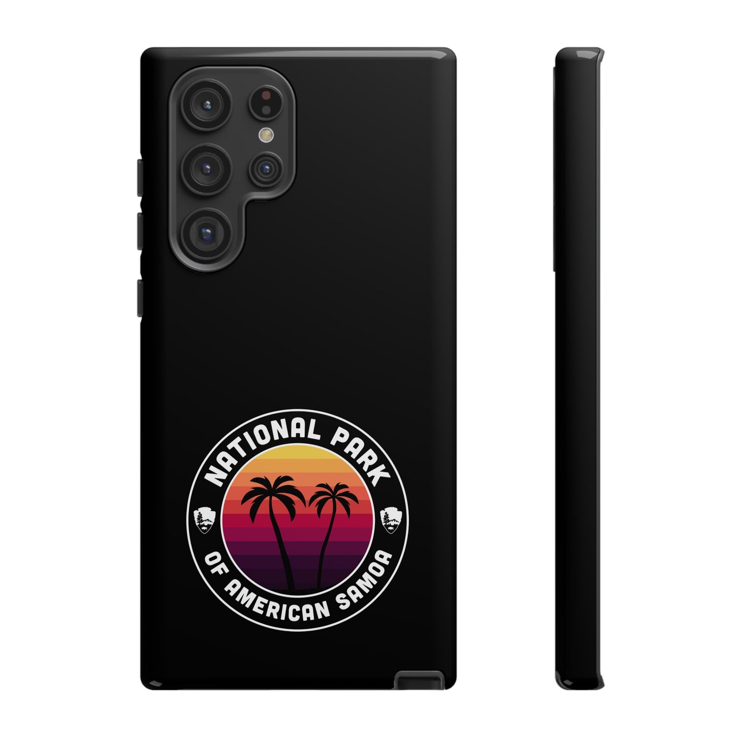 National Park of American Samoa Phone Case - Round Emblem Design