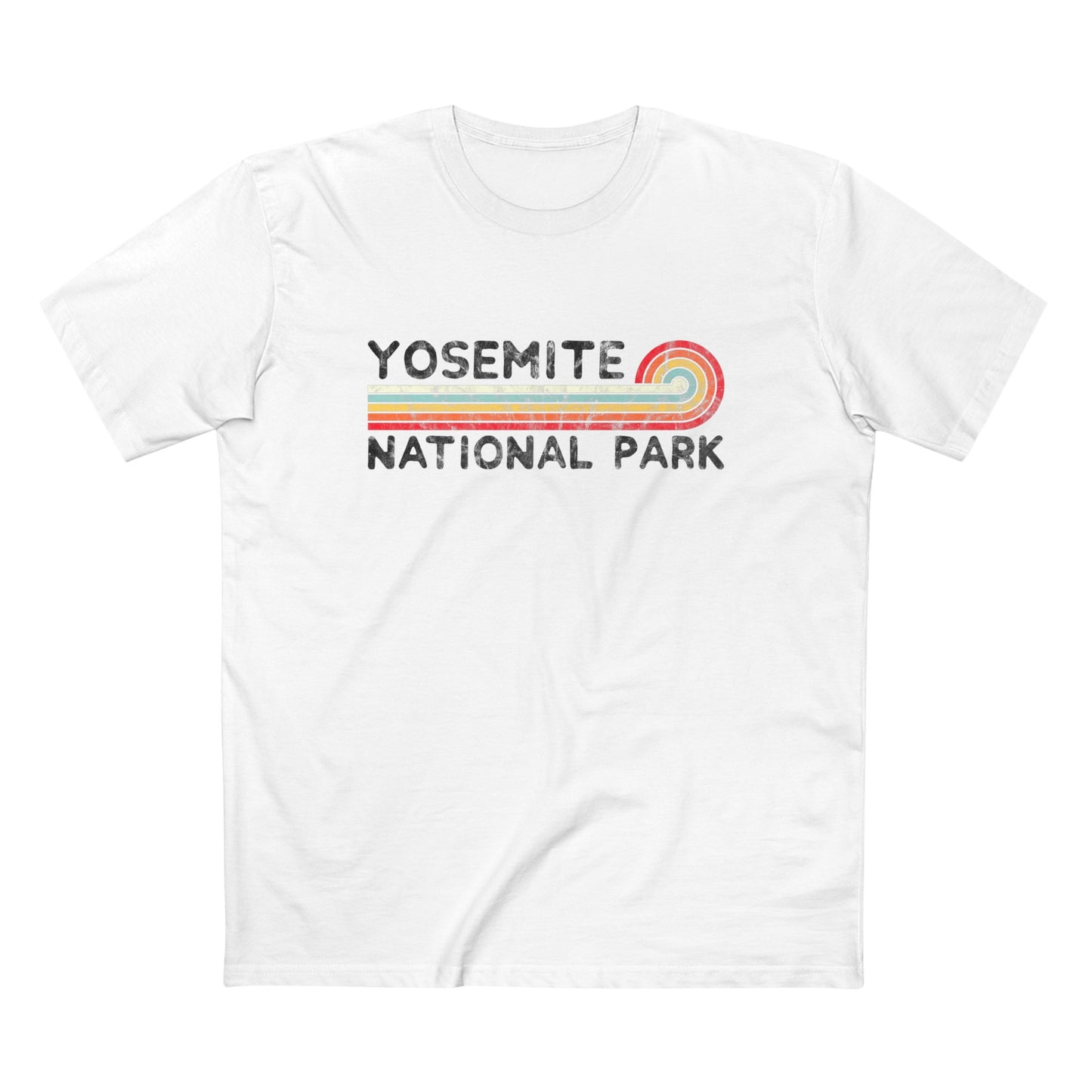 Yosemite National Park T-Shirt - Vintage Stretched Sunrise