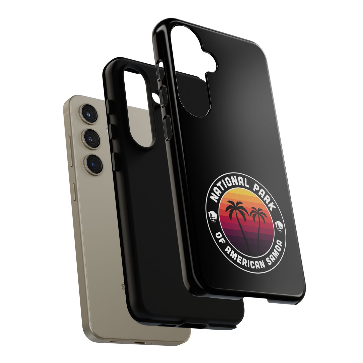 National Park of American Samoa Phone Case - Round Emblem Design