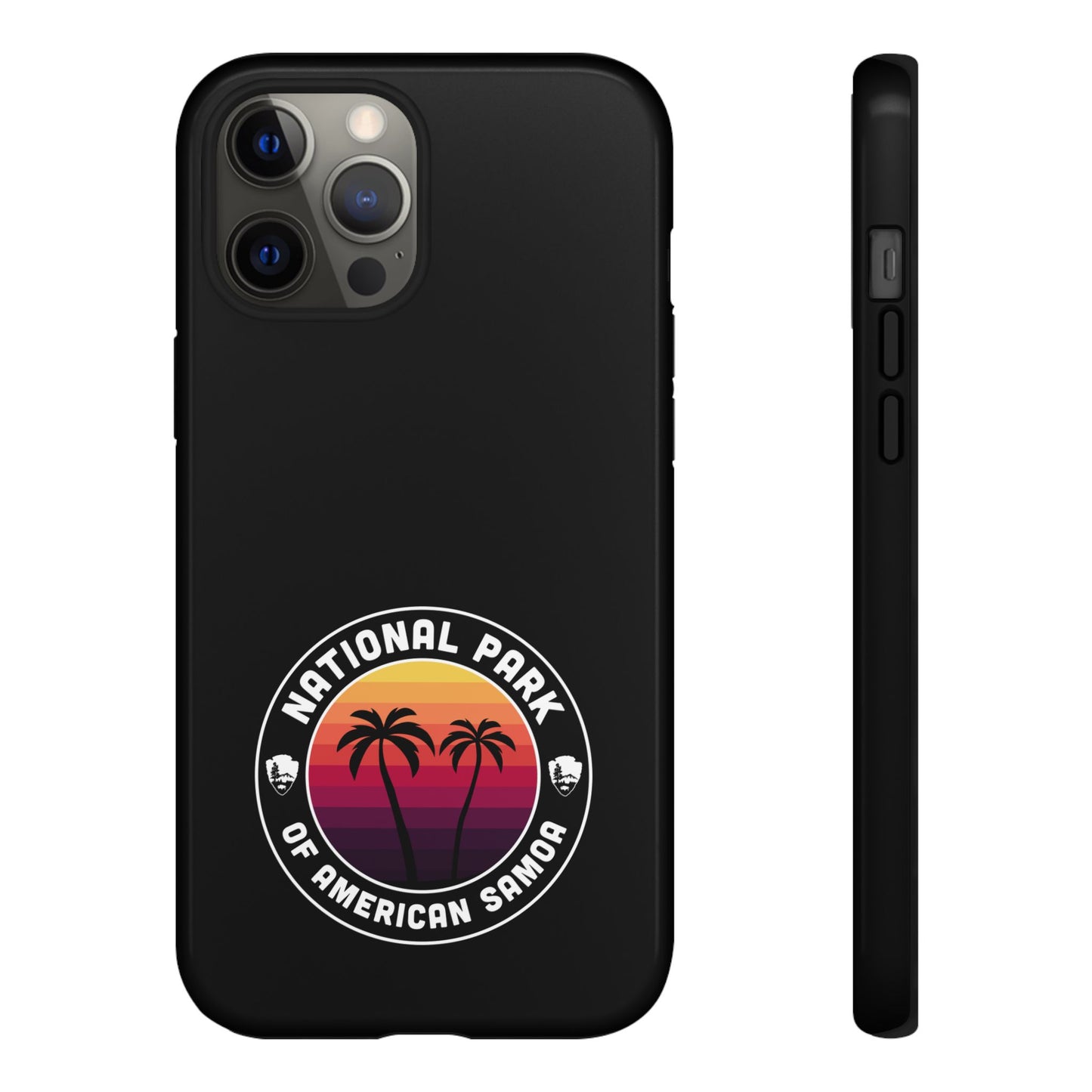 National Park of American Samoa Phone Case - Round Emblem Design