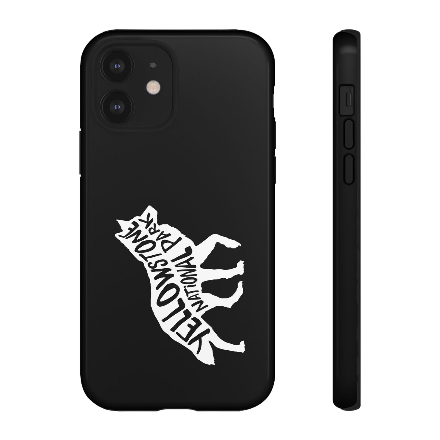 Yellowstone National Park Phone Case - Wolf Design