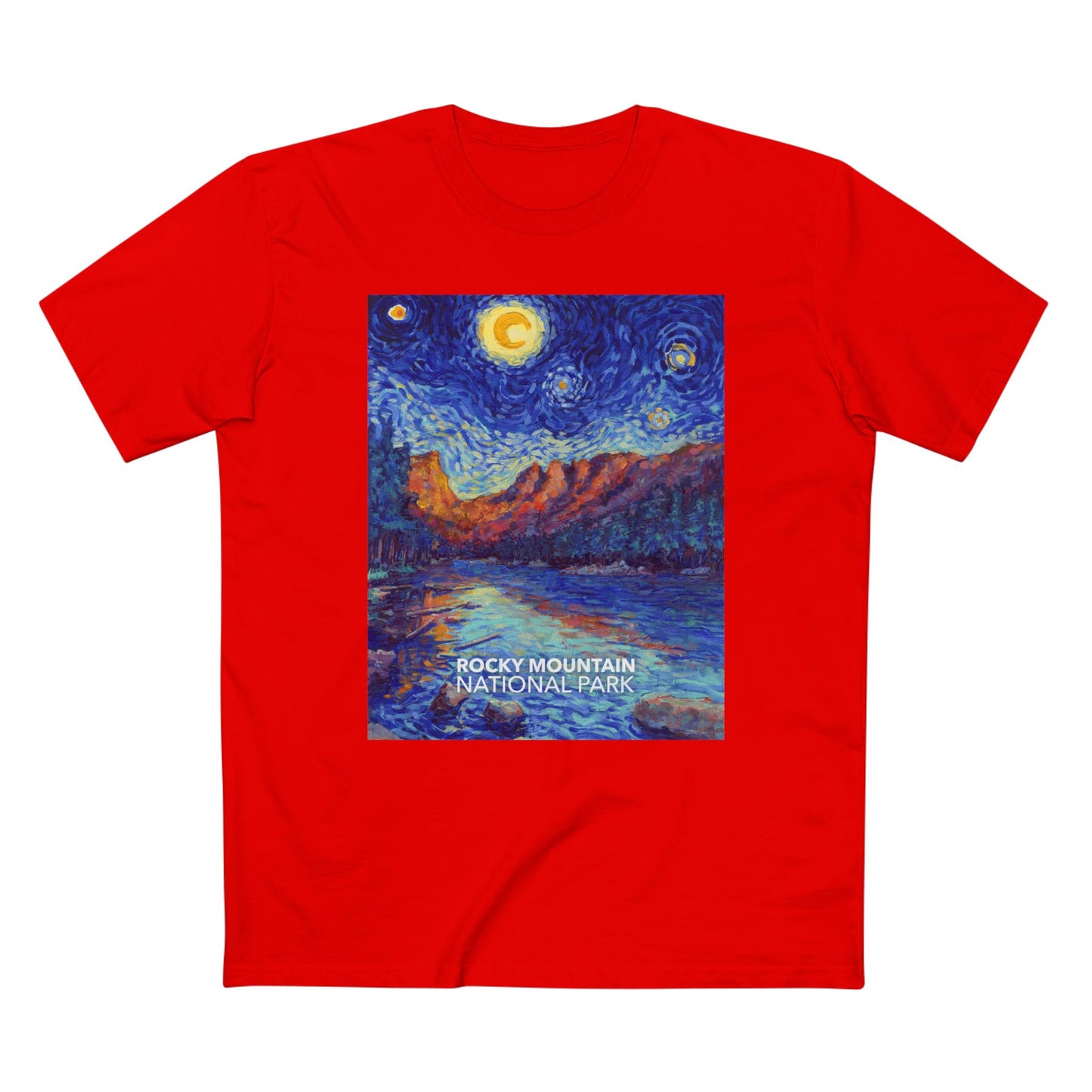 Rocky Mountain National Park T-Shirt - The Starry Night