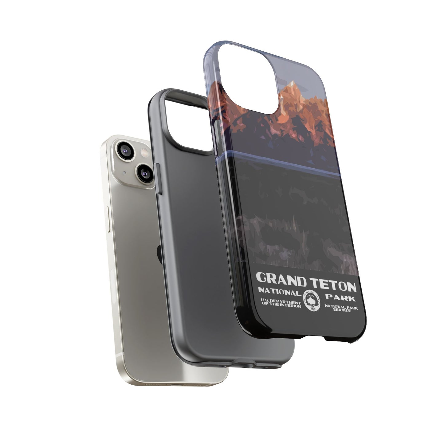 Grand Teton National Park Phone Case - WPA Style