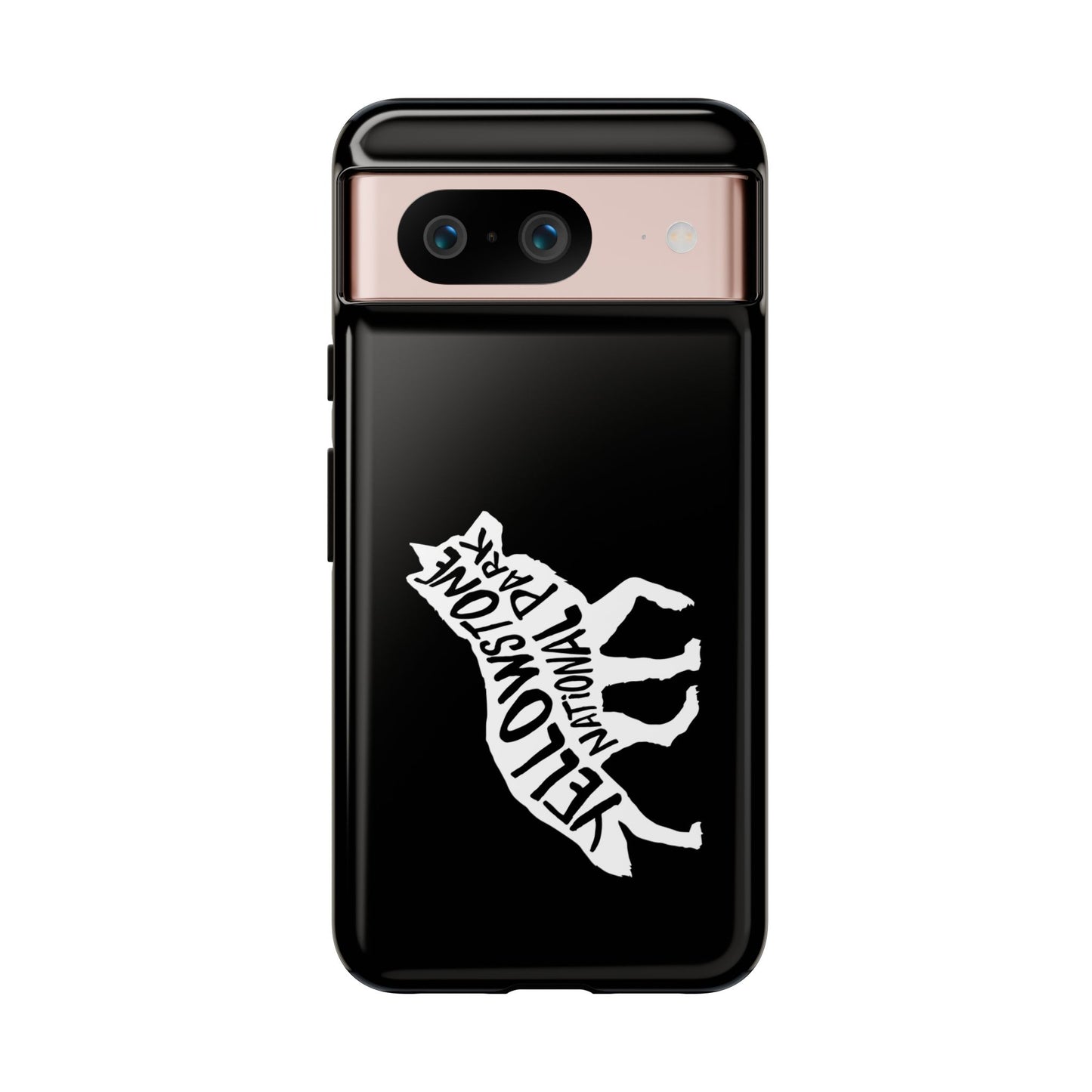 Yellowstone National Park Phone Case - Wolf Design