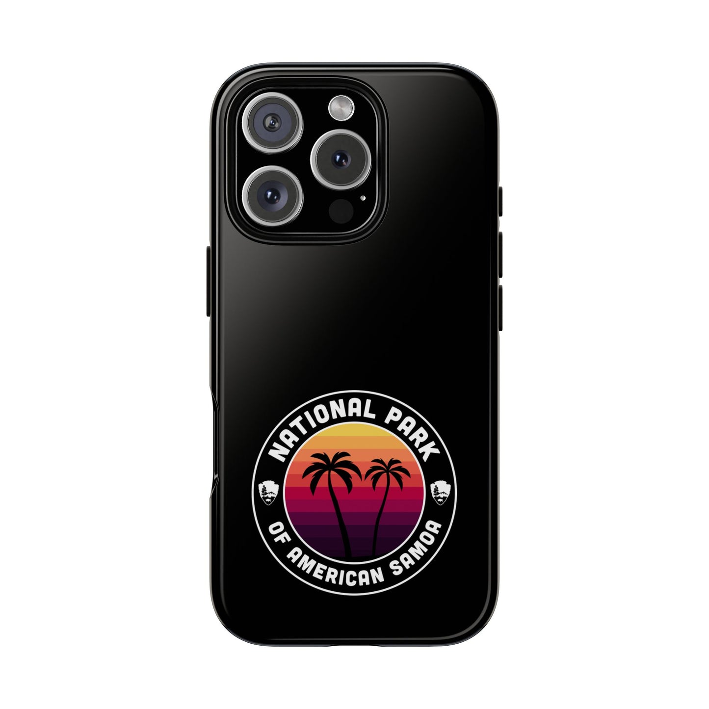 National Park of American Samoa Phone Case - Round Emblem Design