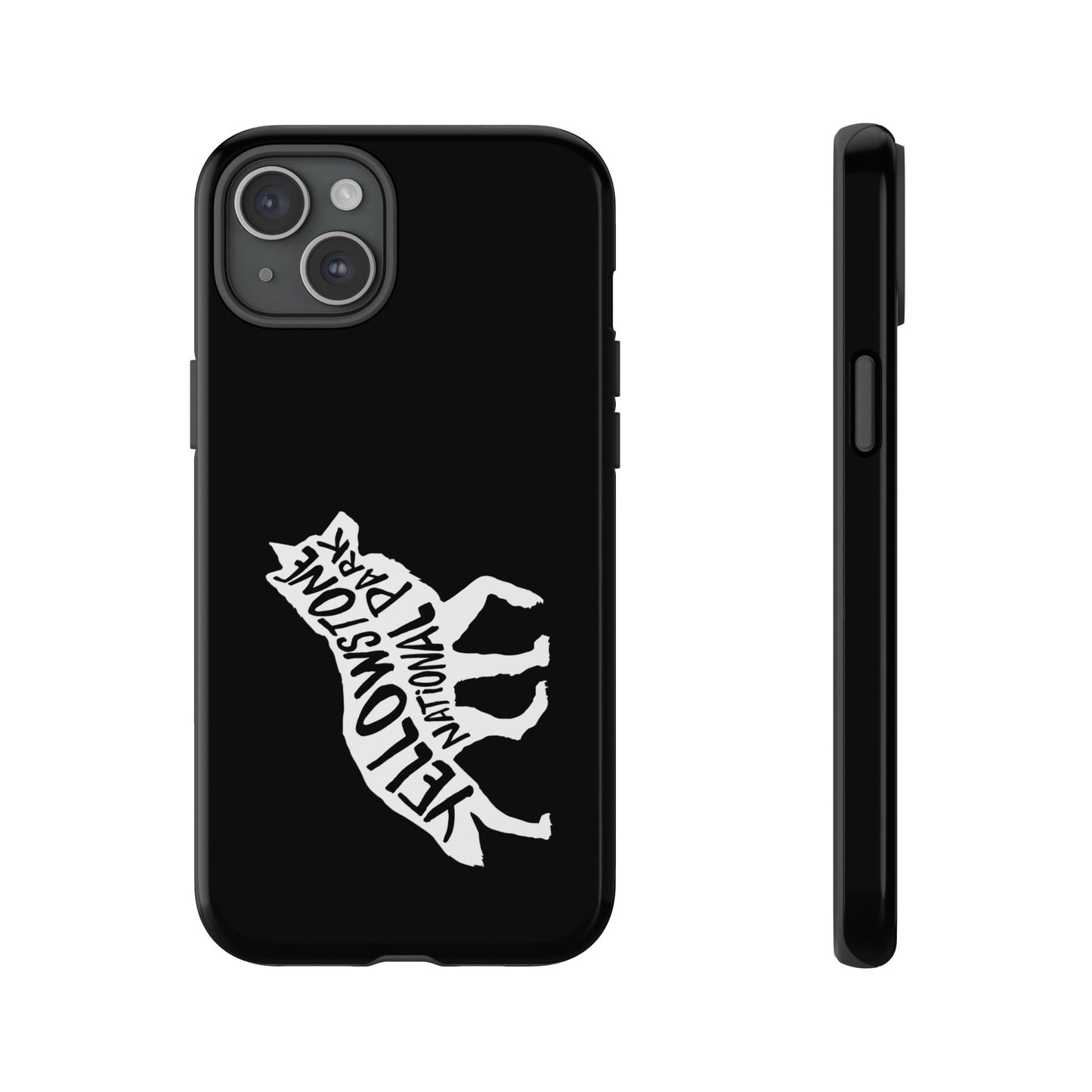 Yellowstone National Park Phone Case - Wolf Design