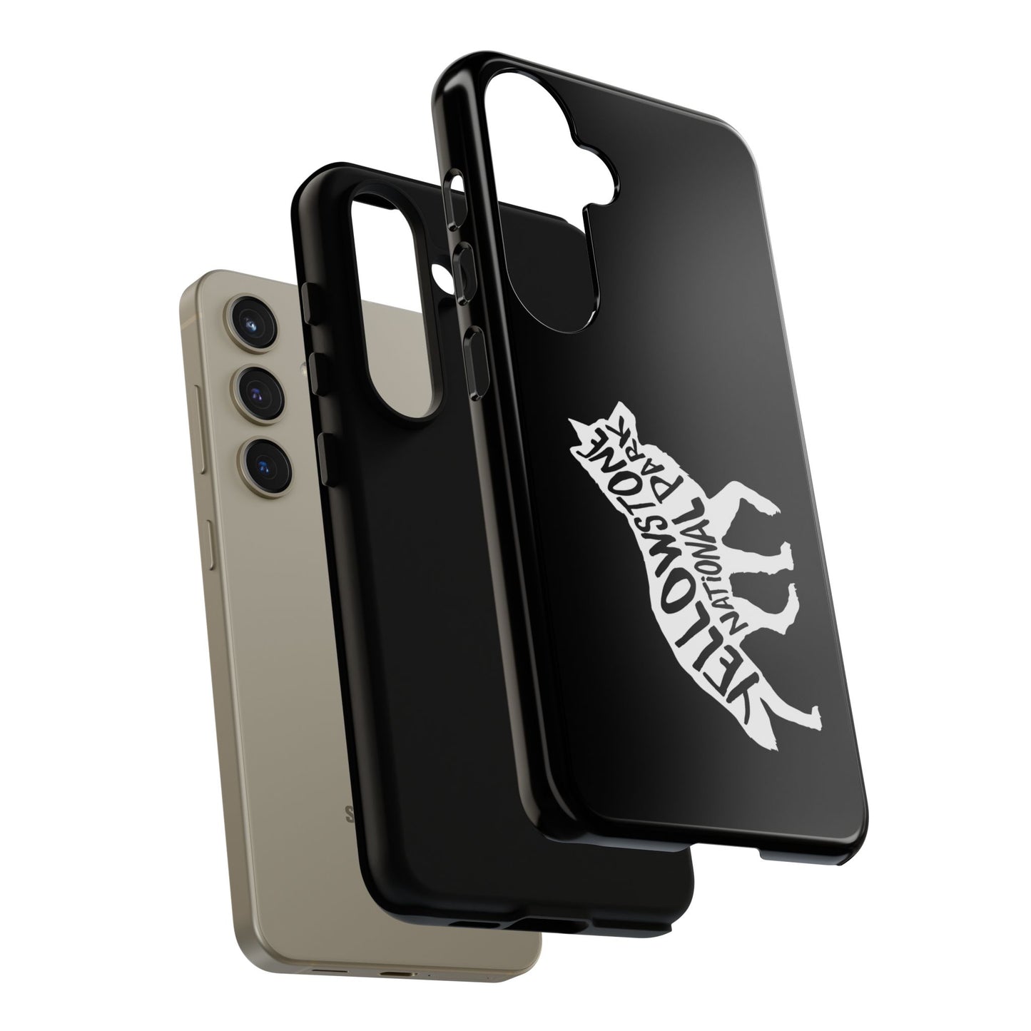 Yellowstone National Park Phone Case - Wolf Design