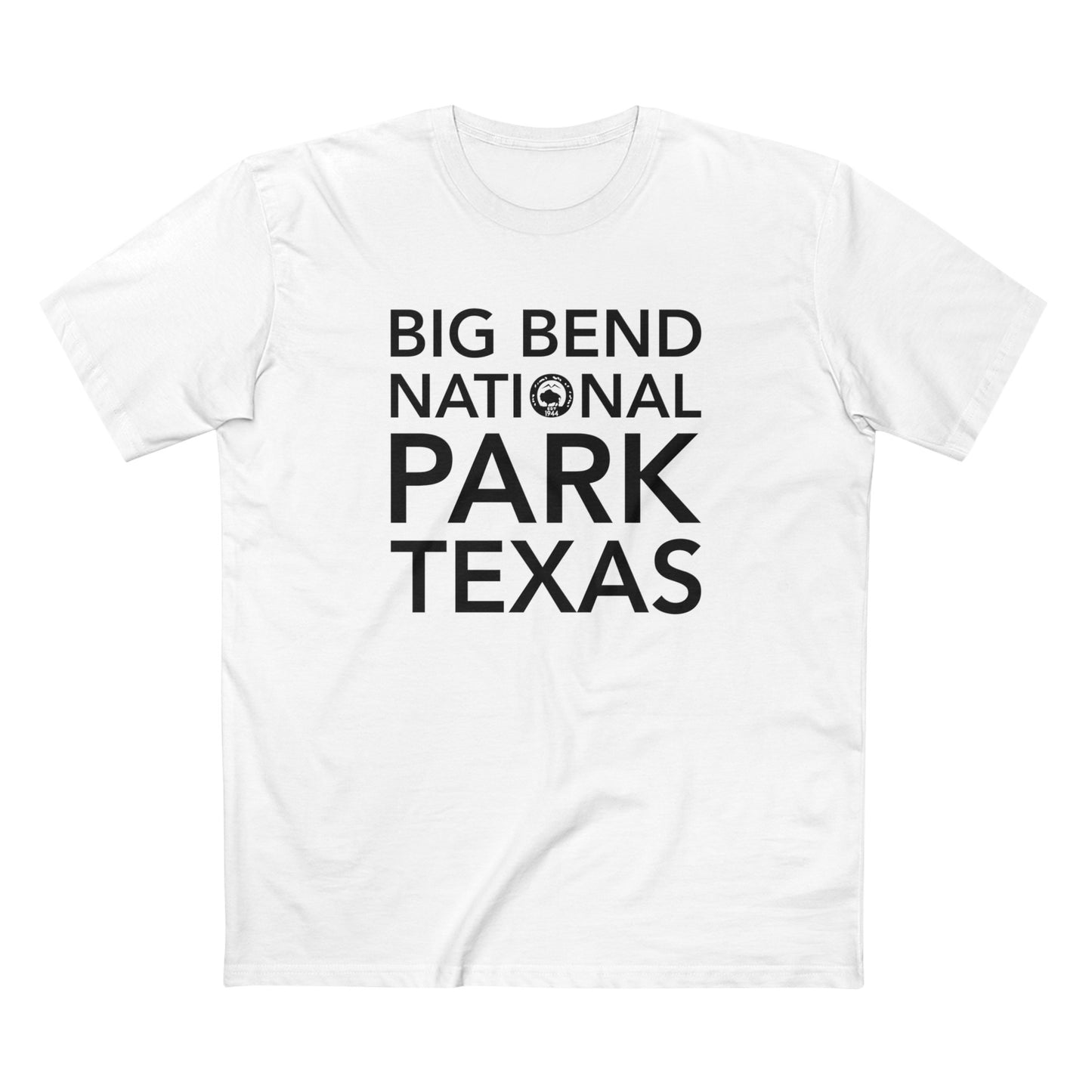 Big Bend National Park T-Shirt Block Text