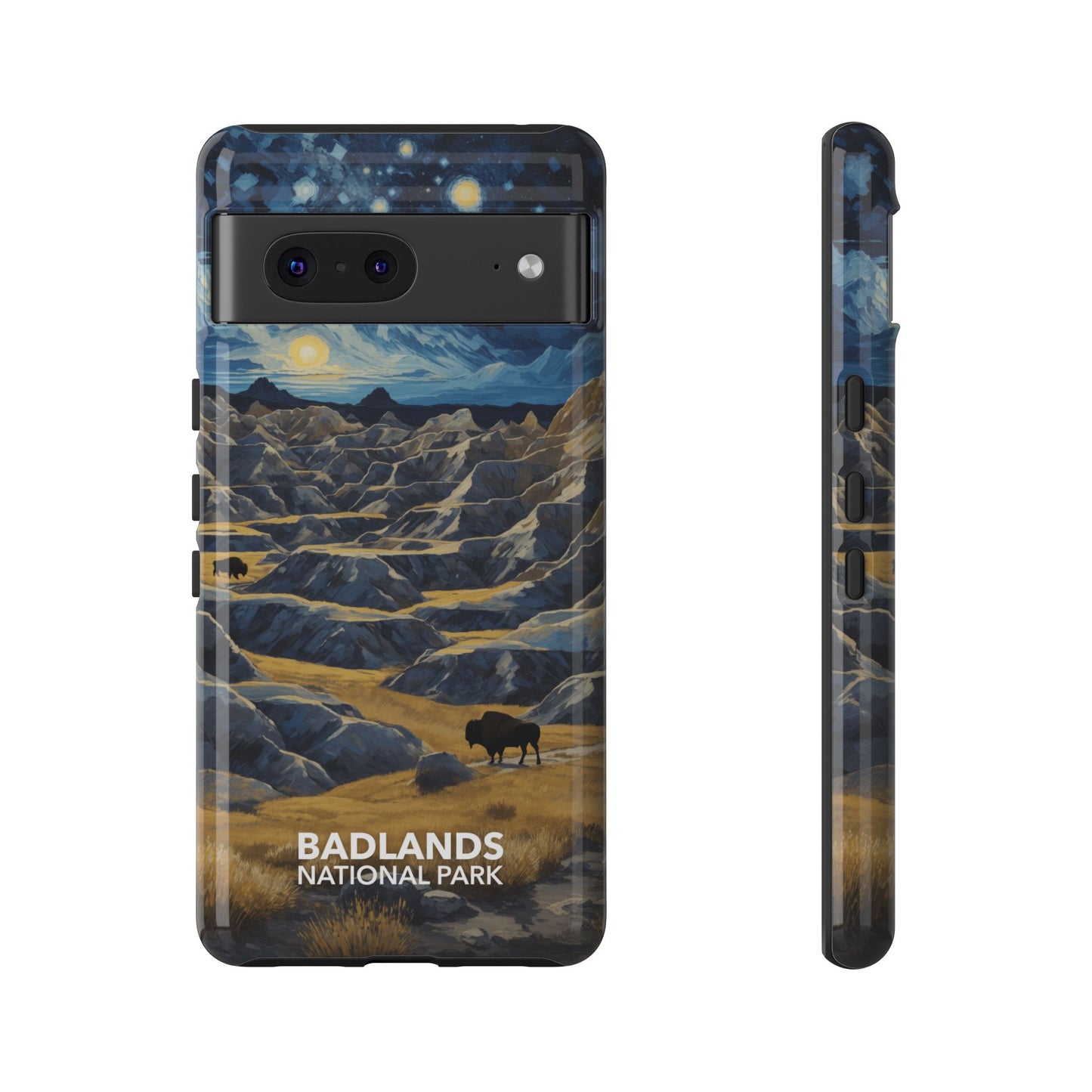 Badlands National Park Phone Case - Starry Night