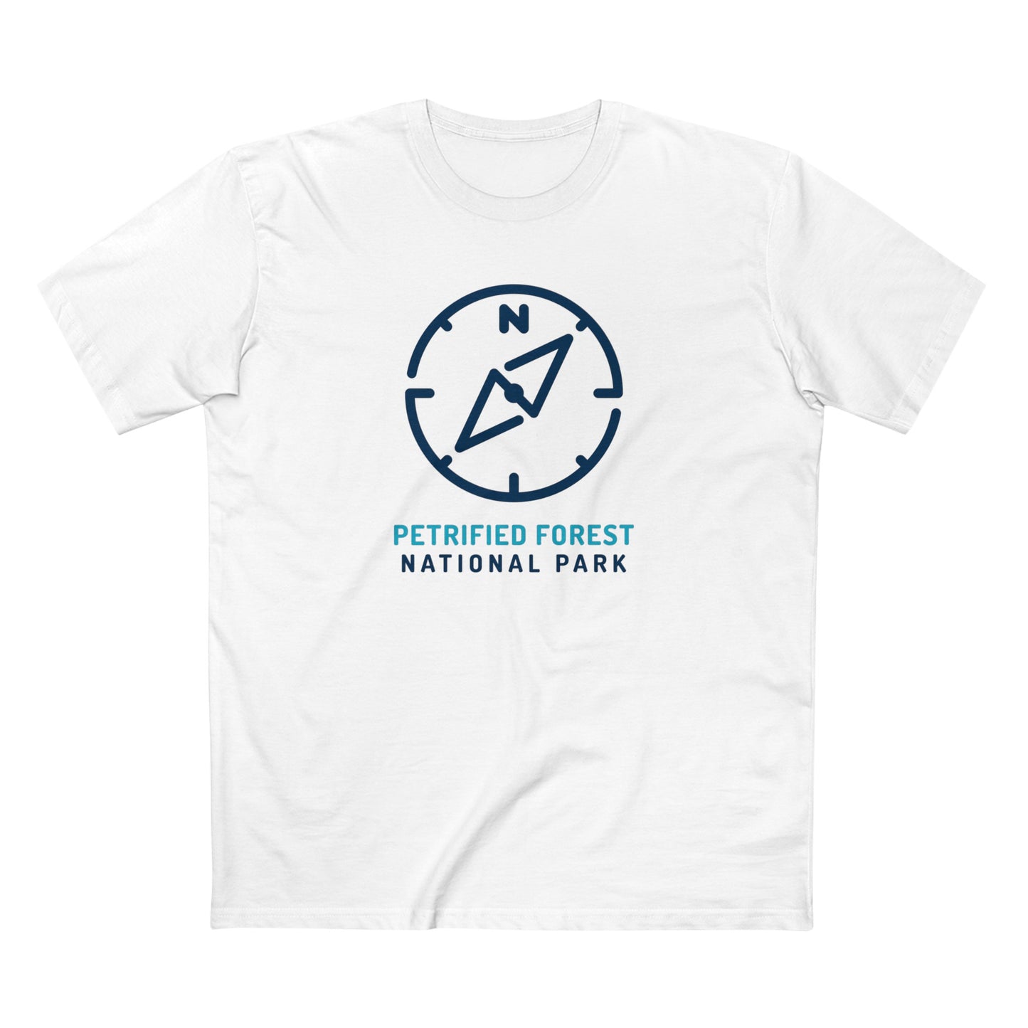 Petrified Forest National Park T-Shirt Compass Design