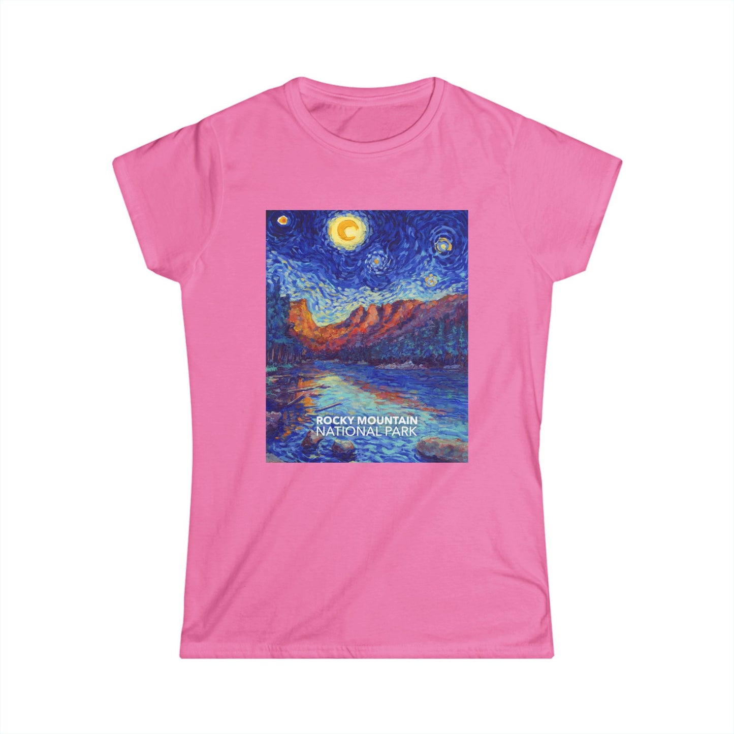 Rocky Mountain National Park T-Shirt - Women's Starry Night