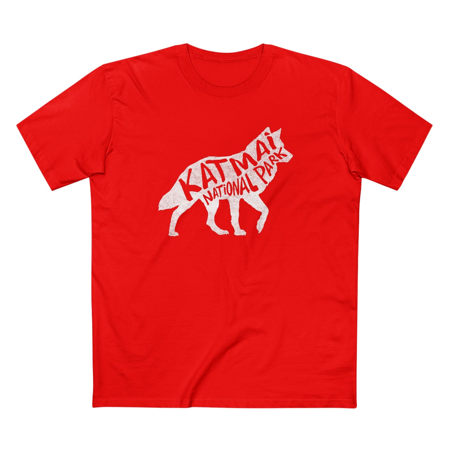 Katmai National Park T-Shirt - Gray Wolf