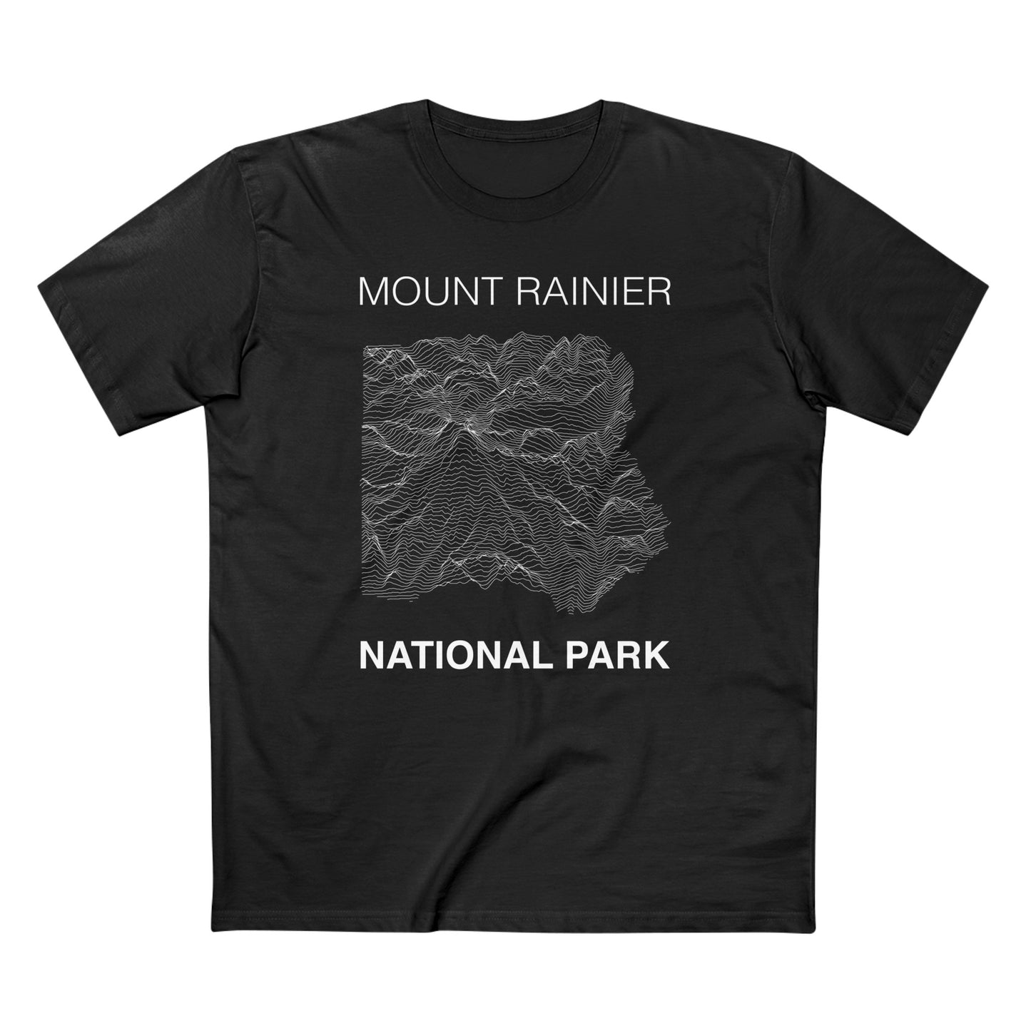 Mount Rainier National Park T-Shirt Lines