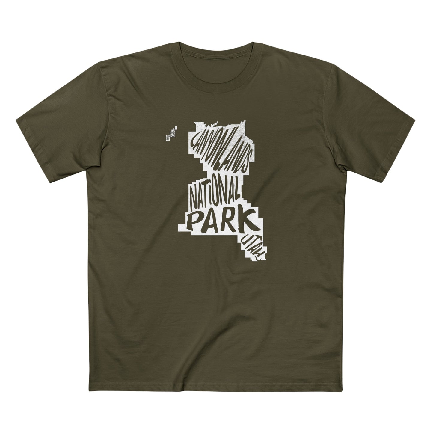 Canyonlands National Park T-Shirt - Map